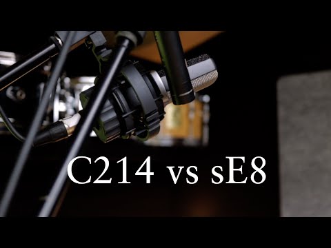 sE8 vs AKG C214 (Drum Overhead Mic Shootout)