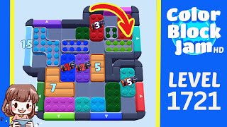 Solution du Niveau 1721 de Color Block Jam