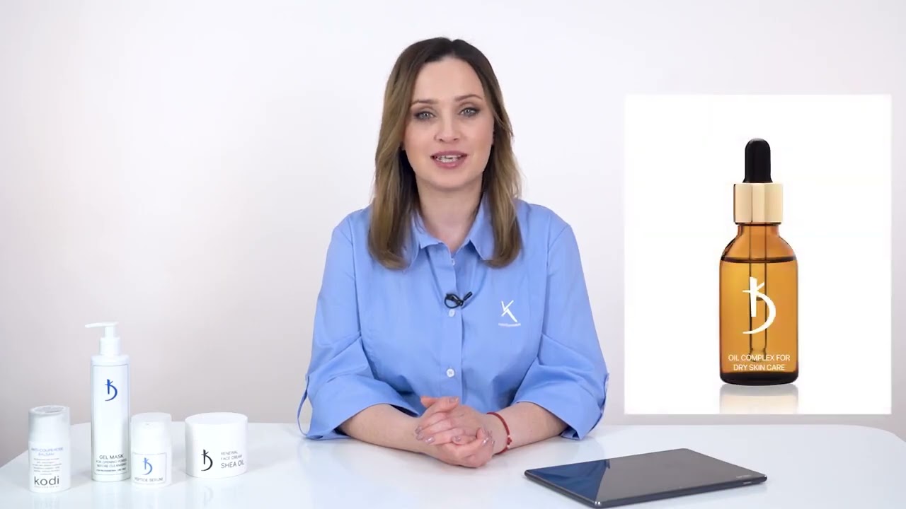 Видеообзор Комплекс растительных масел KODI по уходу за сухой кожей 30 мл