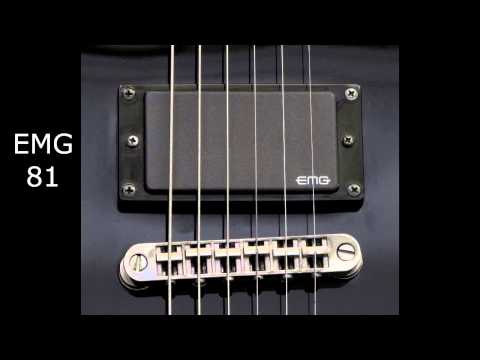 EMG 81 Humbucking gitár pickup, fekete | Hangszedő