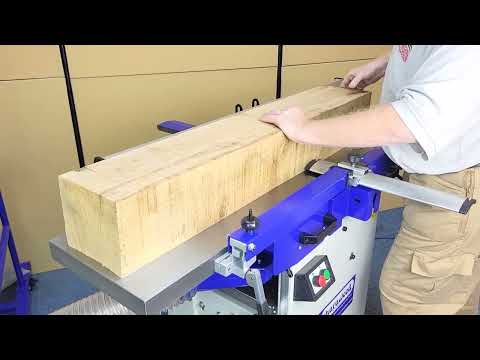 Charnwood Machinery's PT12S 12'' Cast Iron Planer Thicknesser with Spiral Cutter Block video