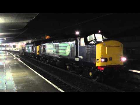 37611/37609 6k73 Sellafield - Crewe flask, 25th February 2015