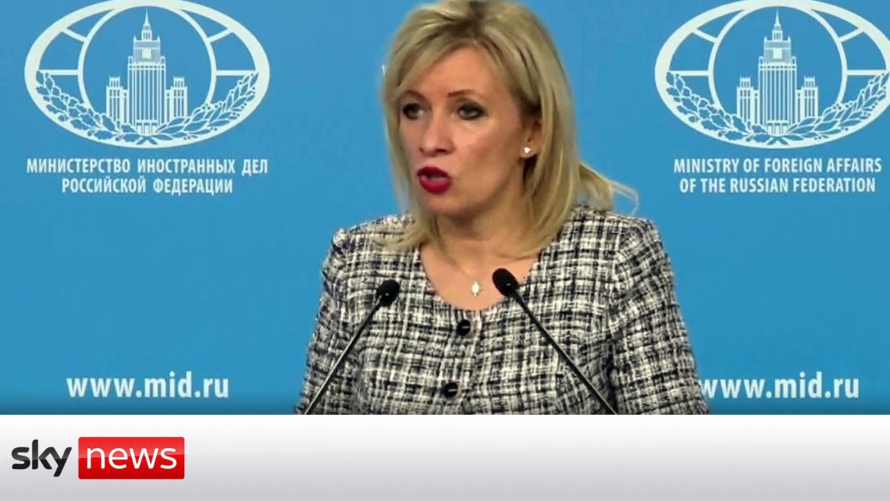 Ukraine Crisis: Russian spokeman's fiery response to Sky News question