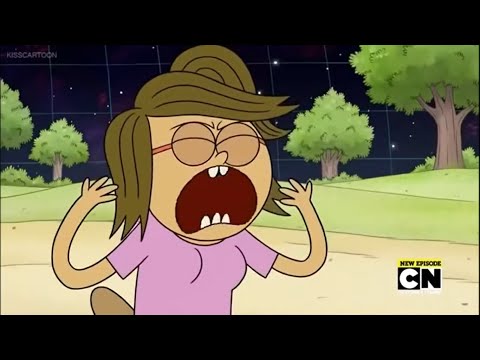 Regular Show—Benson and Rigby fight