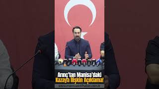 Arınç'tan kazaya ilişkin açıklama