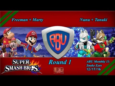 ABU 11: Freeman + Marty vs. Nunu + Tanuki - SSB4 Doubles