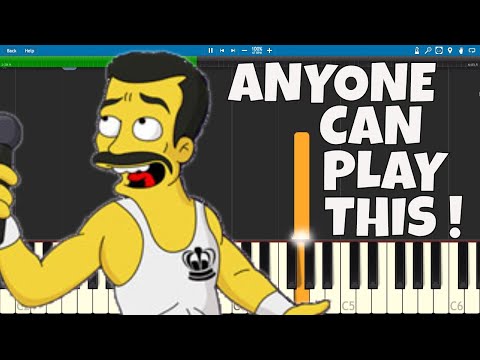 How To Play Bohemian Rhapsody - EASY Piano Tutorial - FULL Song  - Queen