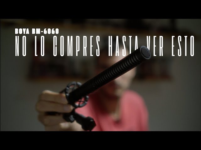 Vídeo relacionado con BOYA Micrófono de cañón, BY-BM6060 Micrófono de Condensador XLR para Canon Nikon Sony Cámara vlog, Streaming, entrevista, Facebook, Facebook, Youtube, Tiktok