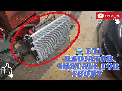LT1 Radiator Install for LS1 Fbody