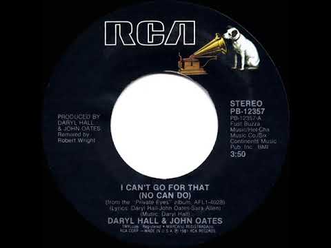1982 HITS ARCHIVE: I Can’t Go For That - Daryl Hall & John Oates (a #1 record-stereo 45 single ver.)