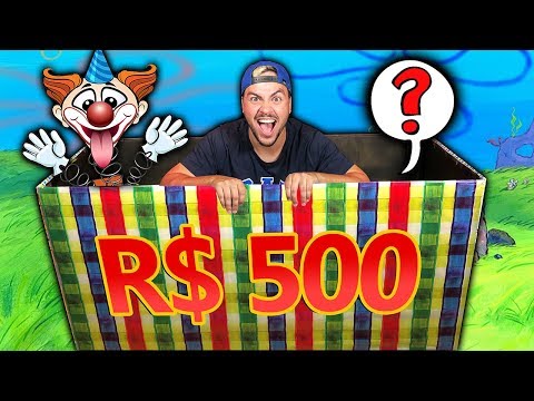 COMPREI A CAIXA MISTERIOSA DE R$ 500 REAIS !! (VALEU A PENA?)