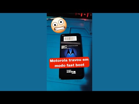 Motorola Fica Aparecendo Código de Barras na Tela - Moto E20 FAST BOOT MODE como sair