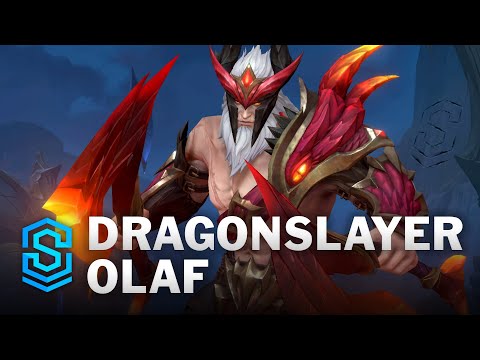 Dragonslayer Olaf Wild Rift Skin Spotlight