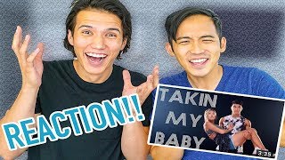 REACTING TO MY BROTHERS NEW SONG!! (LAUREX)