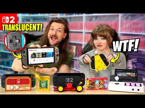 My WIFE & I Buy WEIRD Nintendo Switch 2 Accessories, AGAIN!