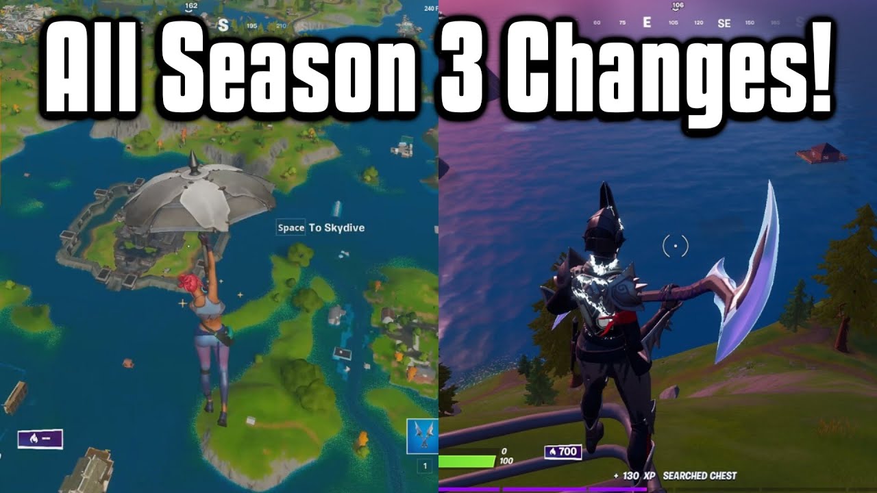 Everything New In Fortnite Chapter 2 Season 3! - Battle Pass, Map, Weapons, & More! - YouTube