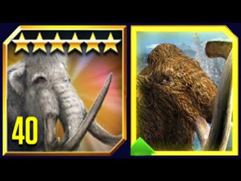 WOOLLY MAMMOTH | JURASSIC WORLD ALIVE vs JURASSIC WORLD