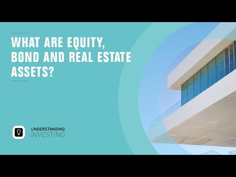 What exactly are equity, bond and real estate assets?