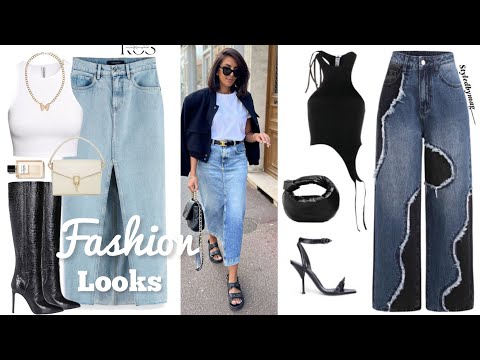 MODA 2024 MUJER  OUTFITS CÓMO VESTIR CON ROPA  BÁSICA Y SENCILLA LOOKS CASUALES TENDENCIAS 2024