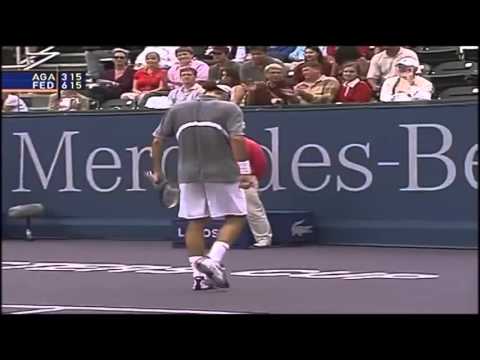 Roger Federer v Andre Agassi Houston TMC 2003 Final