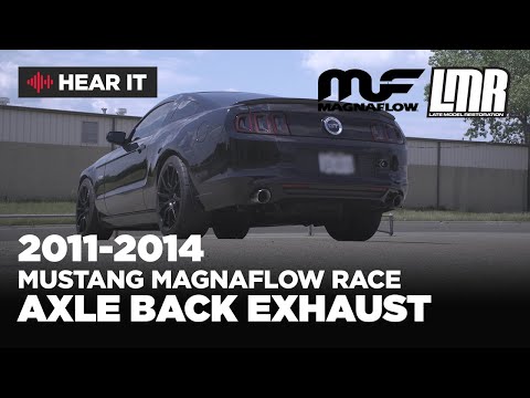 2011-2014 Mustang GT Magnaflow Race Series Axle Back Exhaust Sound Clip
