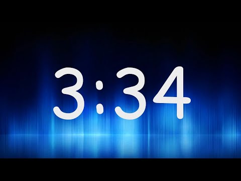 3:34 Minutes Timer / Countdown from 3min 34sec