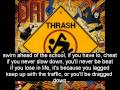 D.R.I. - Beneath The Wheel (Lyrics)