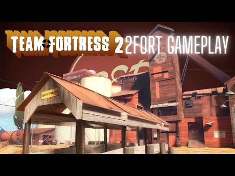 2fort Tf2 Gameplay - Capture The Flag In This Classic Team Fortress 2 Map!