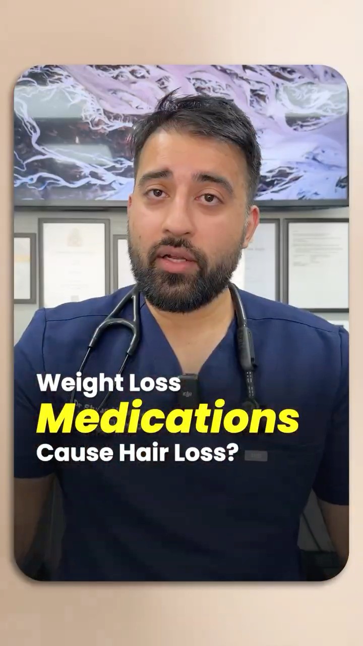 Does Weight Loss Medication (Ozempic/Wegovy) Cause Hair Loss? #hairloss #weightloss