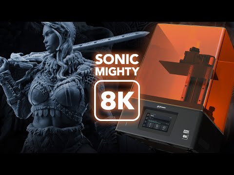 Phrozen Sonic Mighty 8K Resin 3D Printer Demo