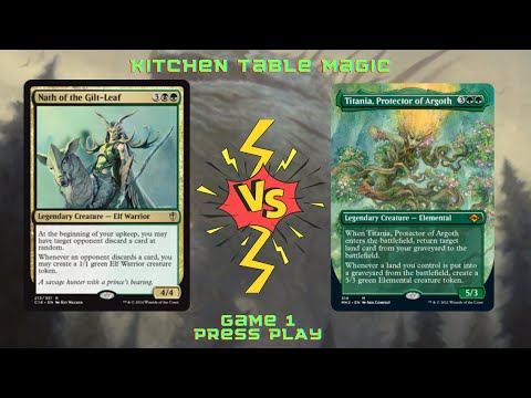 Nath of the Git-leaf vs Titania Protector of Argoth | Duel Commander