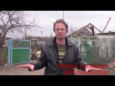 Ukraine War Nikolaevka 1/3:  6 homes shelled, 1 injured & OSCE inspects damage