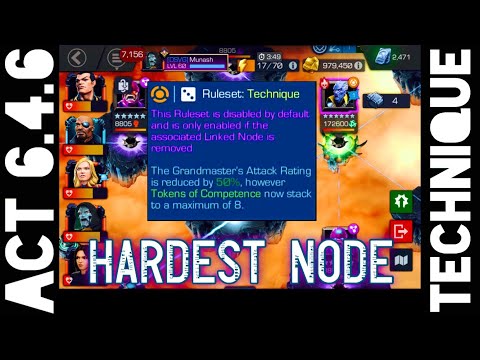 Act 6.4.6 Grandmaster Boss Fight with Technique Ruleset - Hardest Node