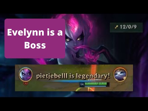 7 minutes of Evelynn being a boss - League of Legends s10