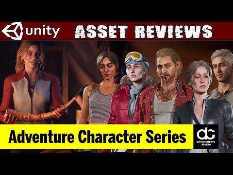 Unity Asset Reviews - Adventure Character Series from David Grette Studio