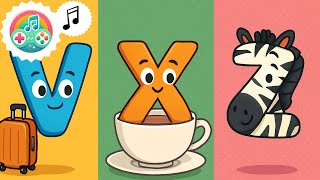Músicas Educativas das Letras V, X e Z– Aprenda Cantando! 🎶