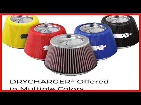 Bon produit -  K&N PL-8007DK Noir Drycharger Filter Wrap - Pour votre filtre K&N PL-8007