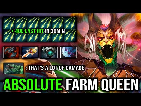 This HAPPEN If you let medusa Farm +400 last Hit with Insane DPS Multishots Rapier & 1v5 Boss DotA 2