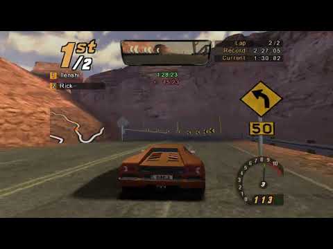【Need for Speed: Hot Pursuit 2 (PS2)】Lamborghini Diablo VT 6.0 (NFS Edition) - Desert Heat II