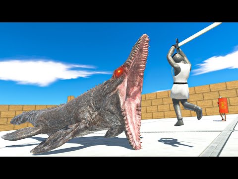 1v2 MOSASAURUS Vs ALL UNITS #01  ARBS Animal Revolt Battle Simulator
