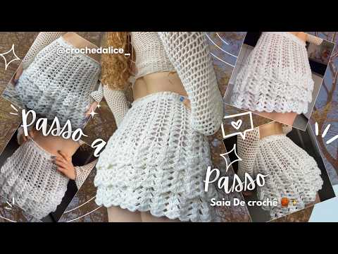 💃 Crochet Skirt Tutorial | Complete and Free Easy Step-by-Step Pattern