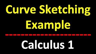 Curve Sketching Example ❖ Calculus