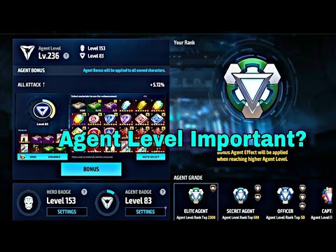 How To Improve Agent Level And Agent Level points Setup Guide 2021 - Marvel Future Fight