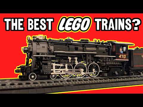 INCREDIBLE model trains made of LEGO?!?