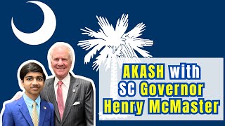 Meeting the GOVERNOR OF SOUTH CAROLINA Henry McMaster!