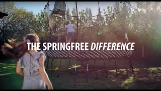 Springfree Trampoline® Compact Round (R54) Trampolína s ochrannou sieťou, 240 × 240 cm