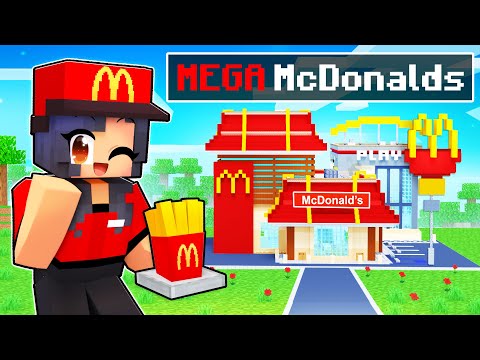 Aphmau's MEGA MCDONALDS In Minecraft!