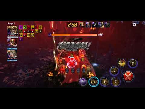 Clearing Knull stage 2 with my Odin with all attack 13 and pierce 2%
