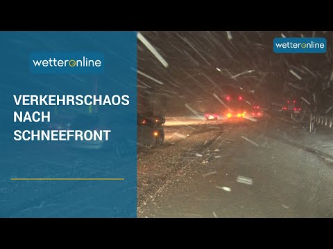Traffic chaos after snow front (14.01.2021)