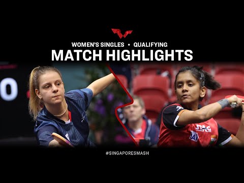 Sreeja Akula vs Charlotte Lutz | WS Qual | Singapore Smash 2023
